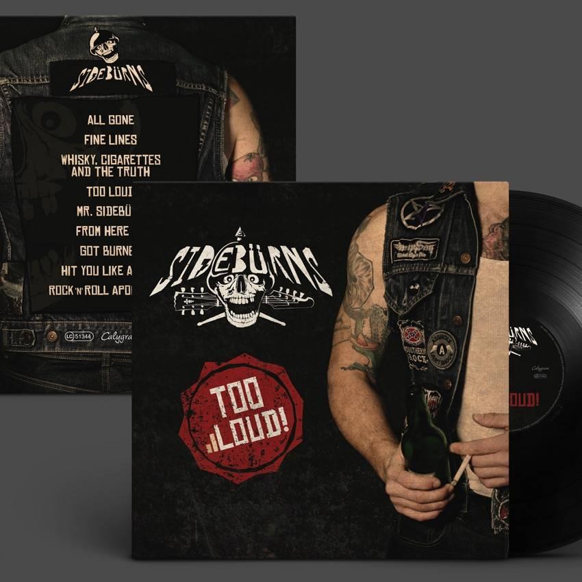 SIDEBüRNS – Too Loud! – Limitierte Vinyl-LP + MP3