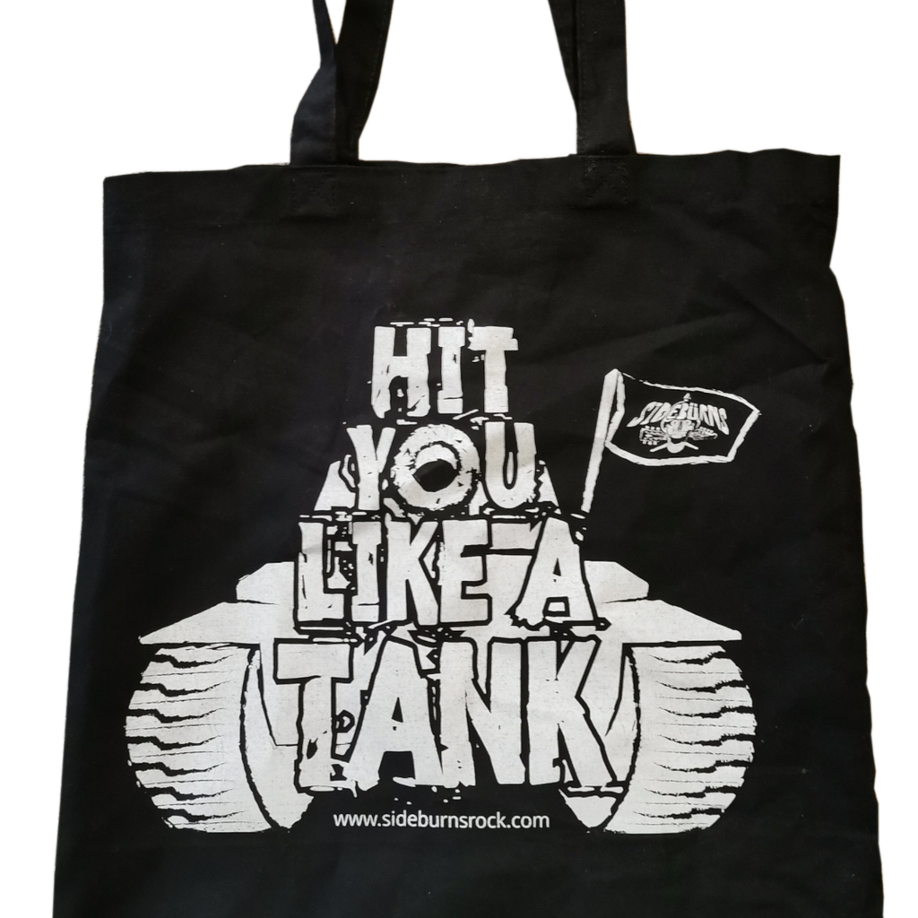 SIDEBüRNS – Hit You Like A Tank – Stoffbeutel