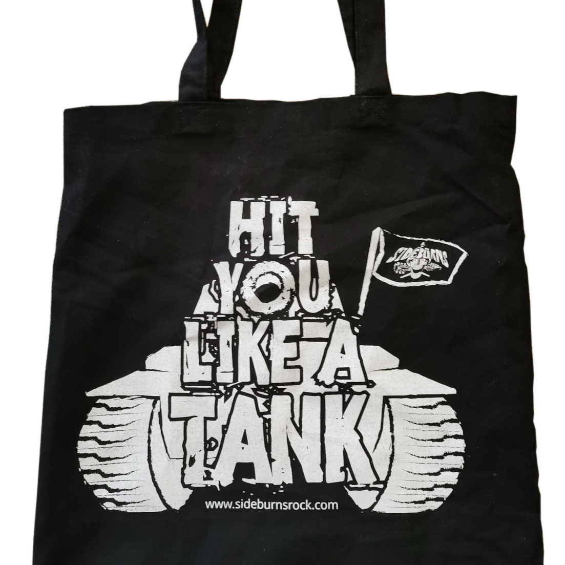 SIDEBüRNS – Hit You Like A Tank – Stoffbeutel