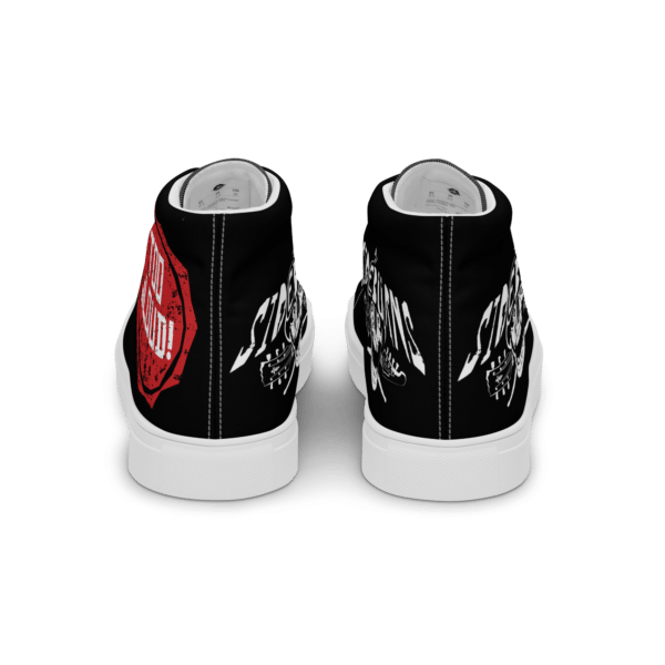 SIDEBüRNS Too Loud! high top canvas shoes - Image 5