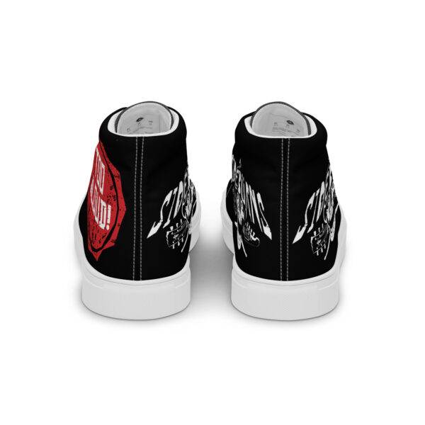 SIDEBüRNS Too Loud! high top canvas shoes - Image 15