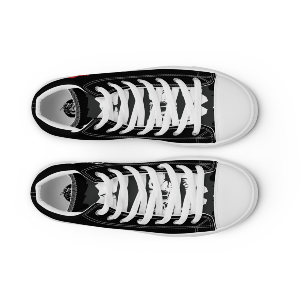 SIDEBüRNS Too Loud! high top canvas shoes - Image 8