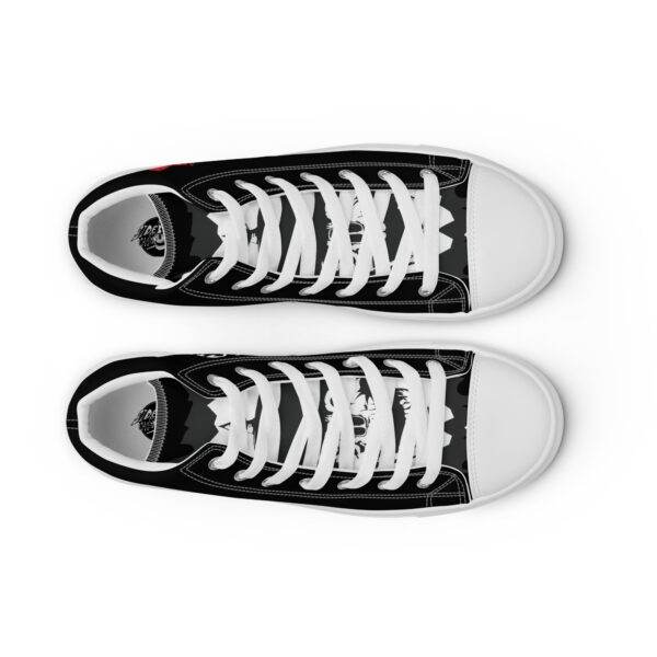 SIDEBüRNS Too Loud! high top canvas shoes - Image 18