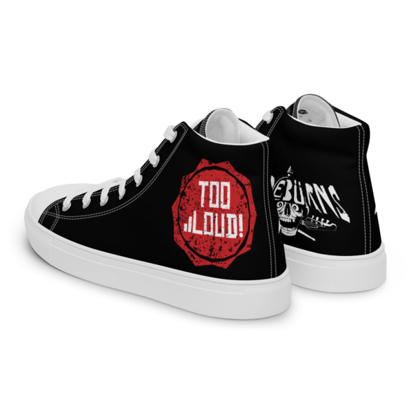 SIDEBüRNS Too Loud! high top canvas shoes - Image 6