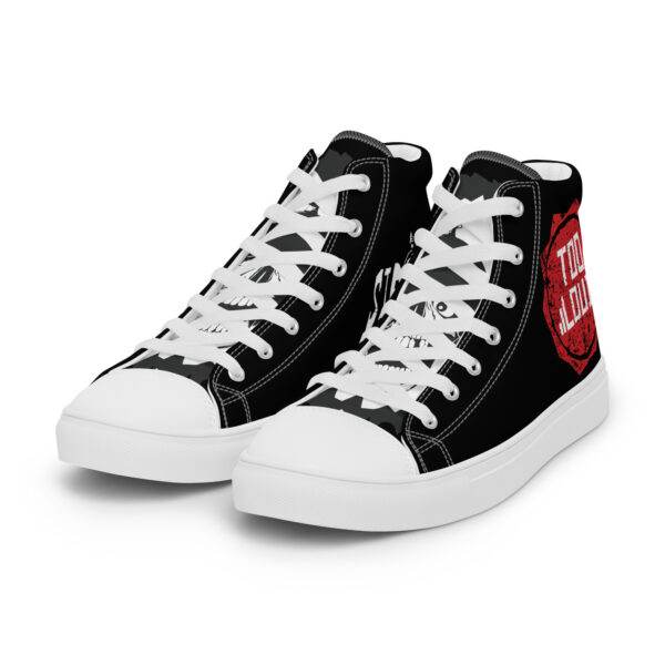 SIDEBüRNS Too Loud! high top canvas shoes - Image 16
