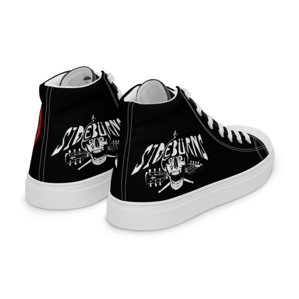 SIDEBüRNS Too Loud! high top canvas shoes - Image 10