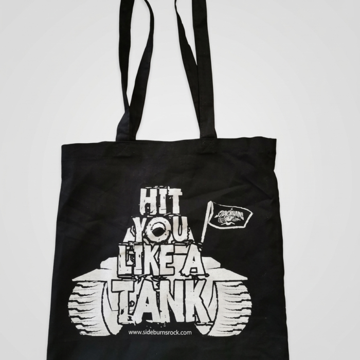 SIDEBüRNS - Hit You Like A Tank - tote bag
